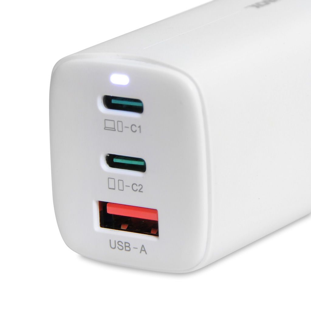 iBox C-65 GaN 65W Universal Charger White