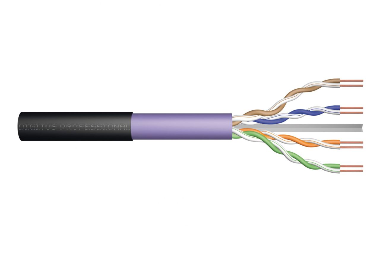 Digitus CAT6 U-UTP Installation Cable 500m Black