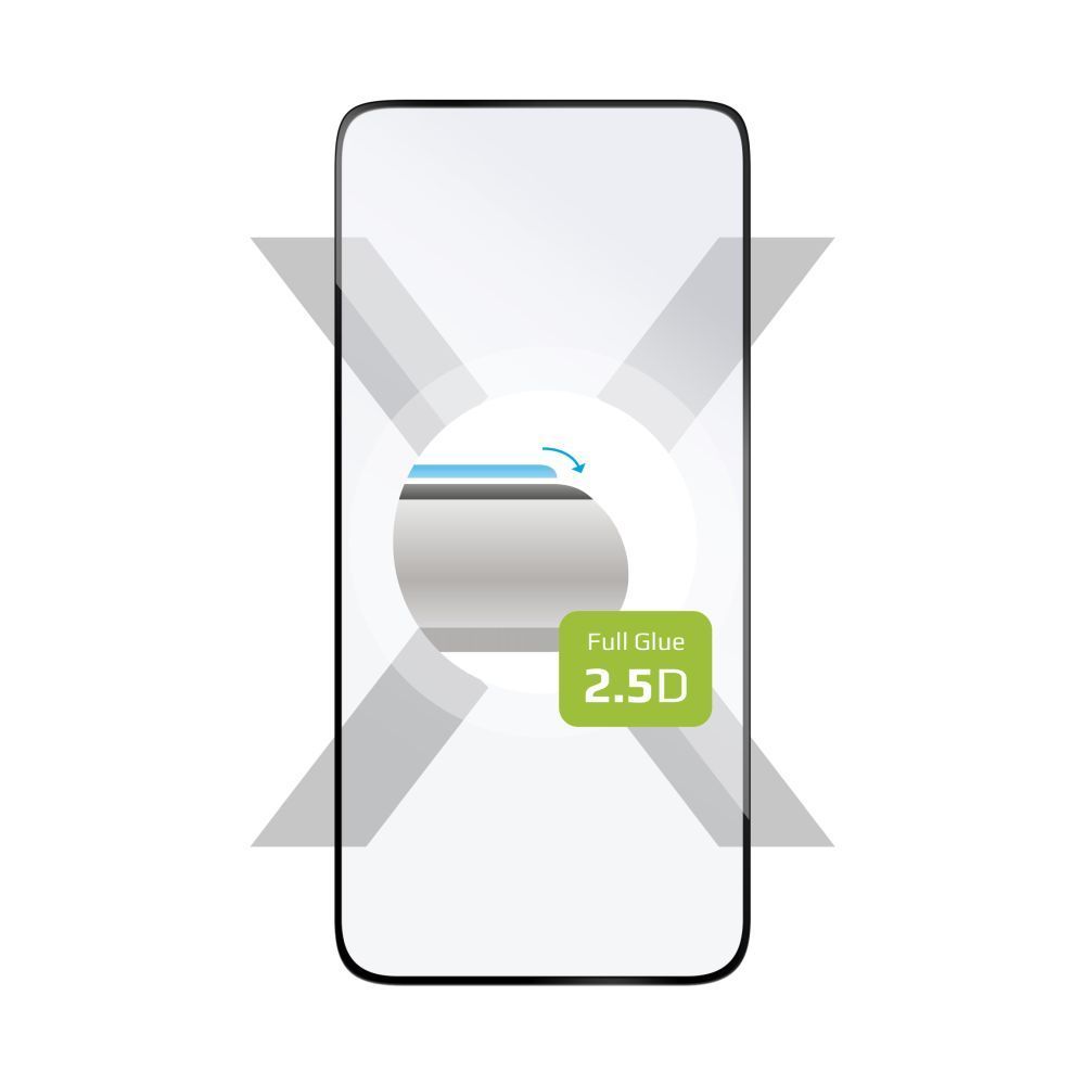 FIXED teljes képernyőt védő 2,5D edzett üveg Samsung Galaxy S23 FE fekete