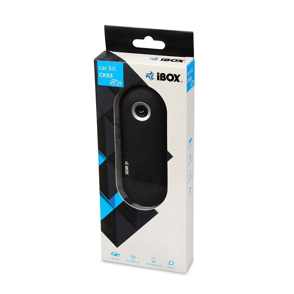 iBox CK03 Bluetooth 3.0 Car Kit Adapter Black