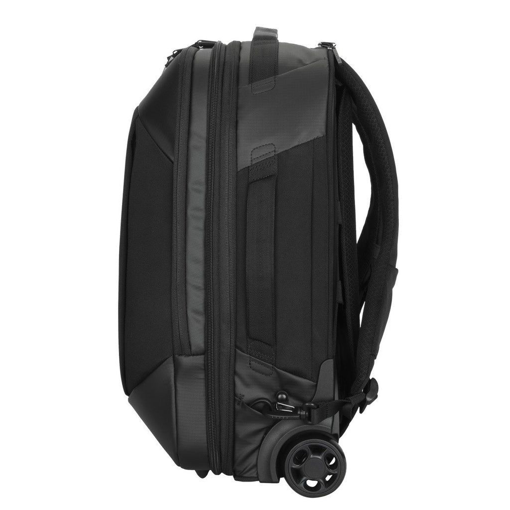 Targus EcoSmart 15.6” Mobile Tech Traveler Rolling Backpack Black