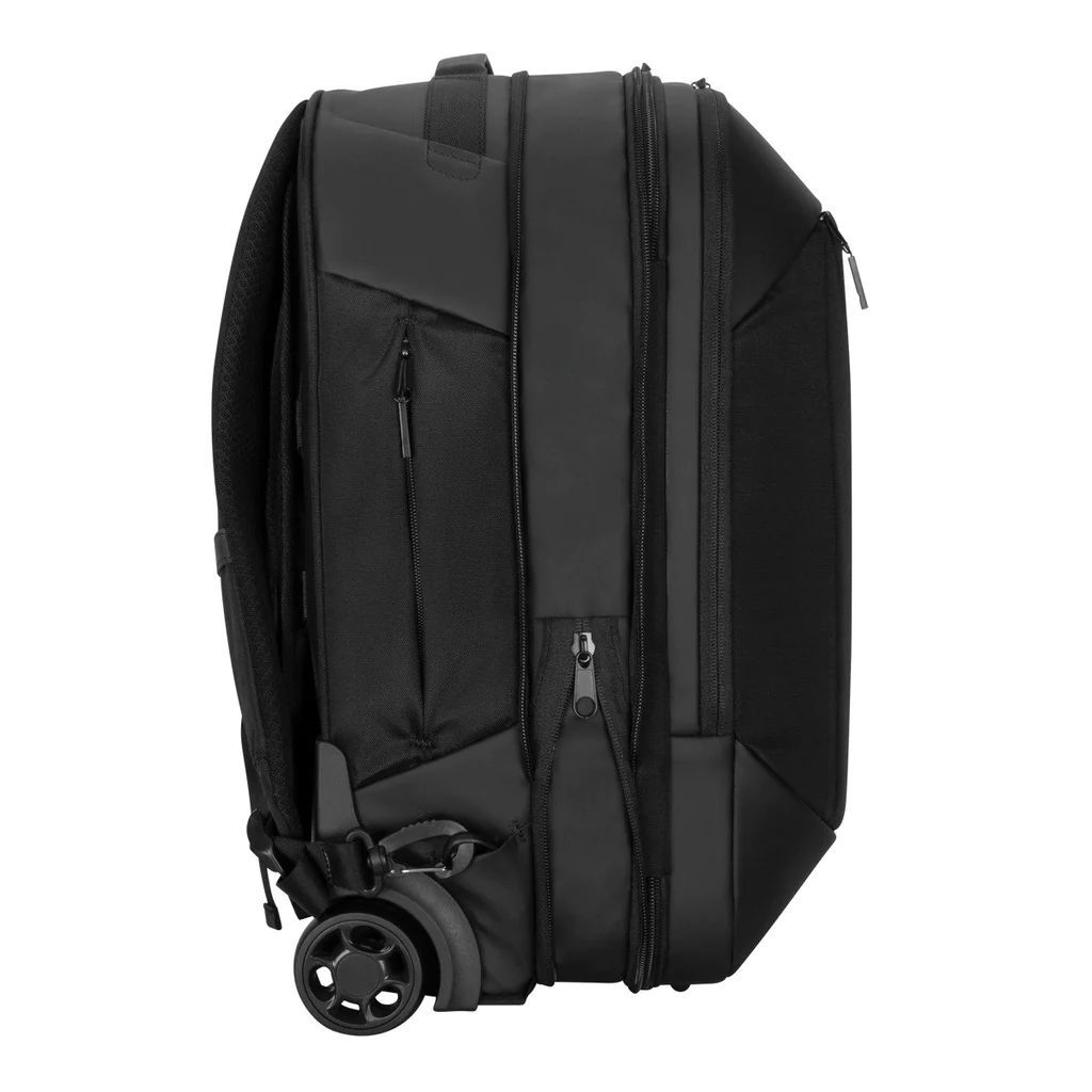 Targus EcoSmart 15.6” Mobile Tech Traveler Rolling Backpack Black