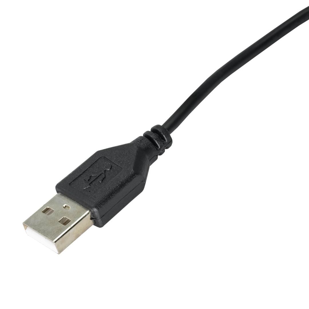 Akyga AK-DC-03 USB-A / DC 3,5 x 1,35mm cable 0,8m Black