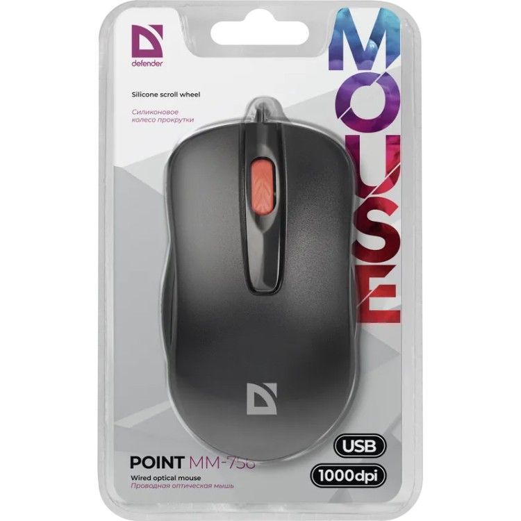 Defender MM-756 Point Mouse Black