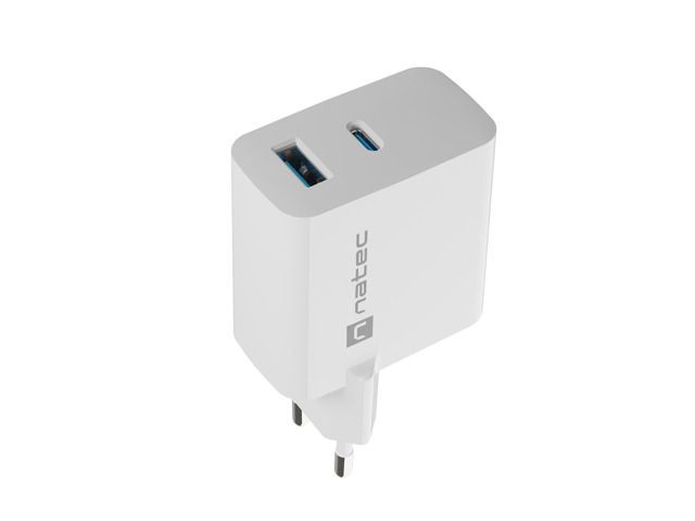 natec Ribera Gan Wall Charger White