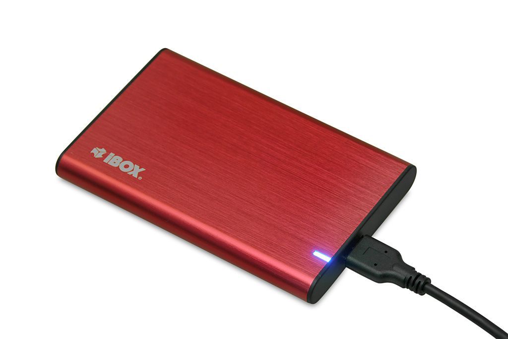 iBox HD-05 2,5" HDD/SSD Enclosure Red