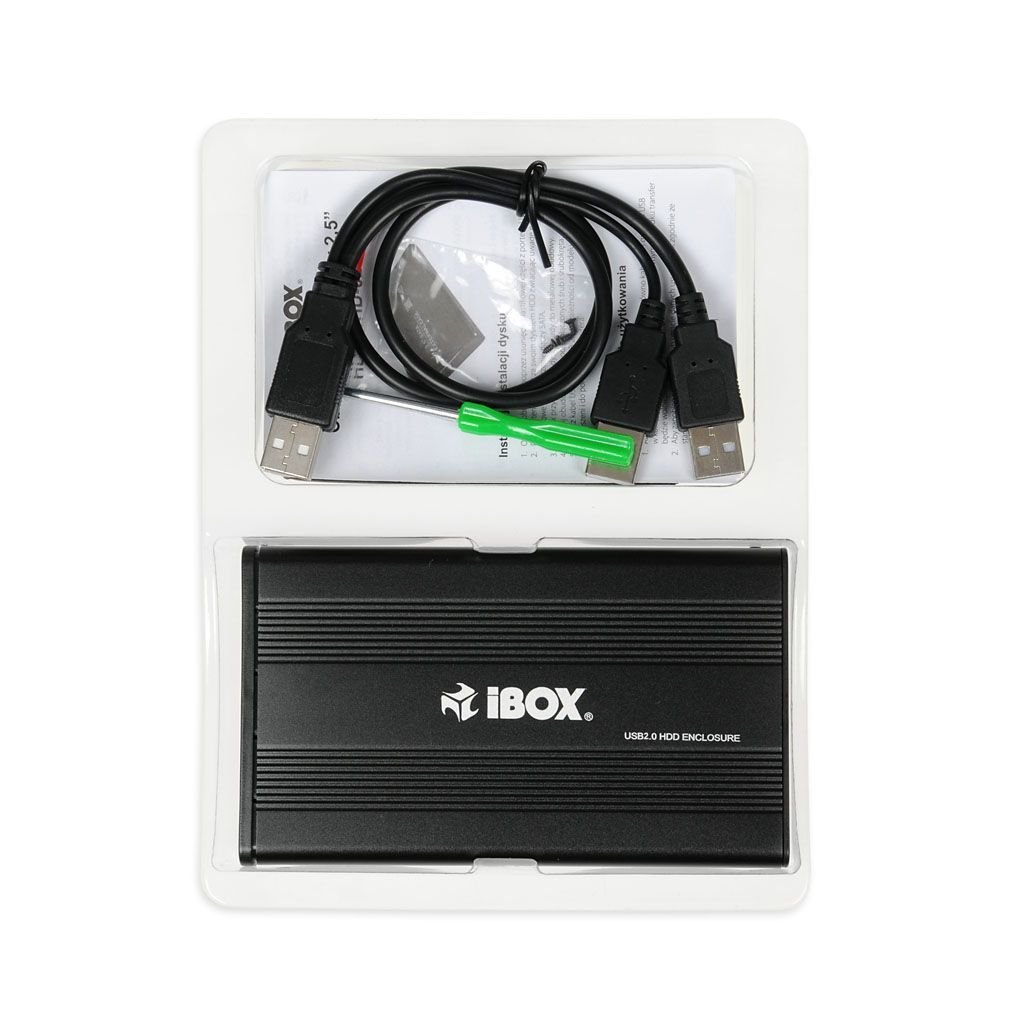 iBox HD-01 2,5" HDD Enclosure Black