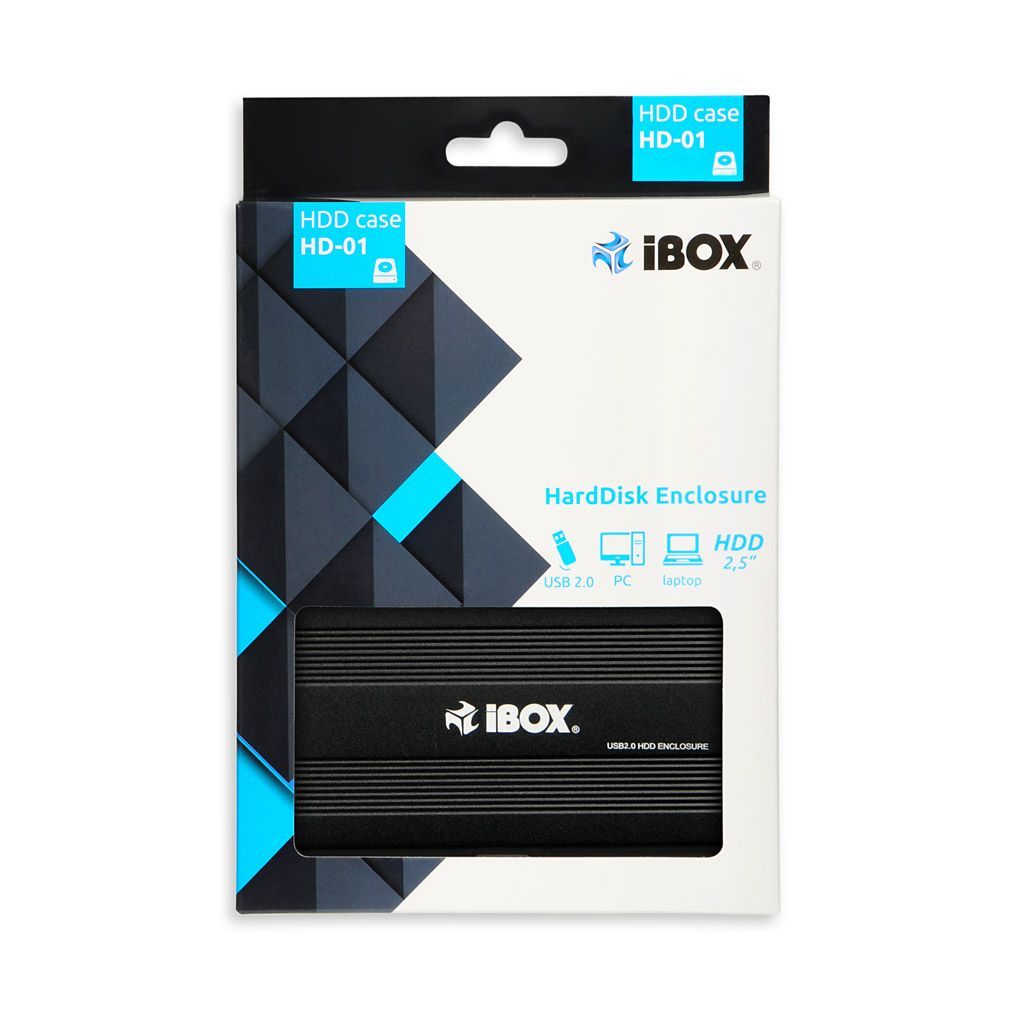 iBox HD-01 2,5" HDD Enclosure Black