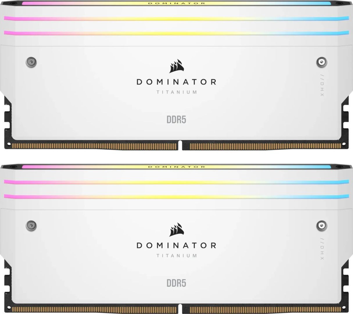 Corsair 32GB DDR5 6600MHz Kit(2x16GB) Dominator Titanium RGB White