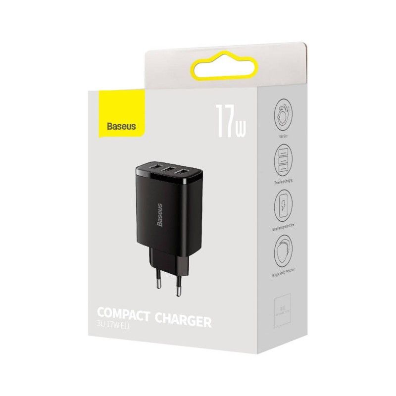 Baseus Compact Charger Black