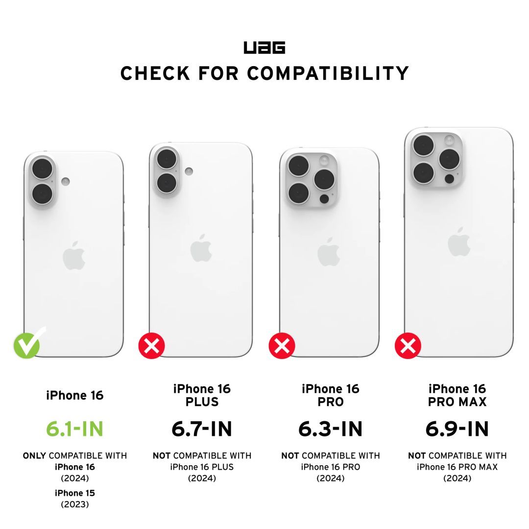 UAG Removable Privacy Eco iPhone 16 Not Applicable