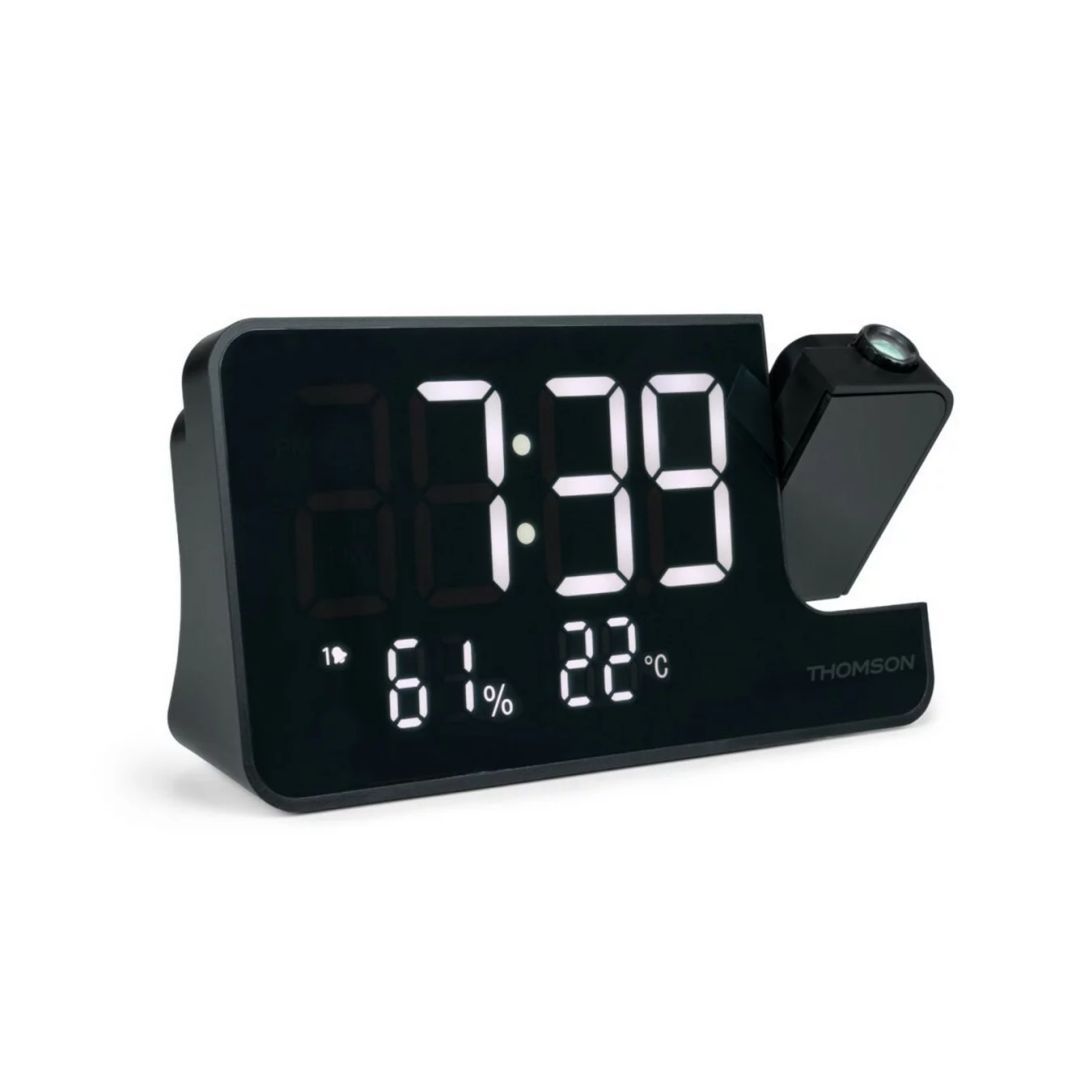 Thomson CP100T Projection Alarm Clock with Temperature Black