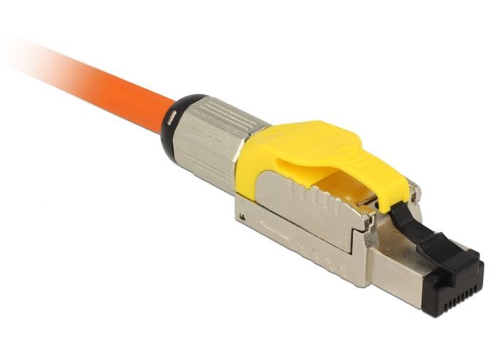 DeLock RJ45 Plug field assembly Cat.6A metal