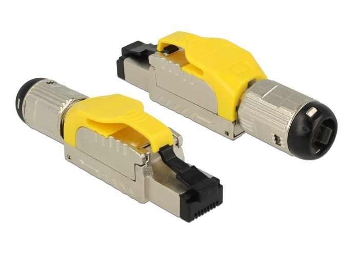 DeLock RJ45 Plug field assembly Cat.6A metal