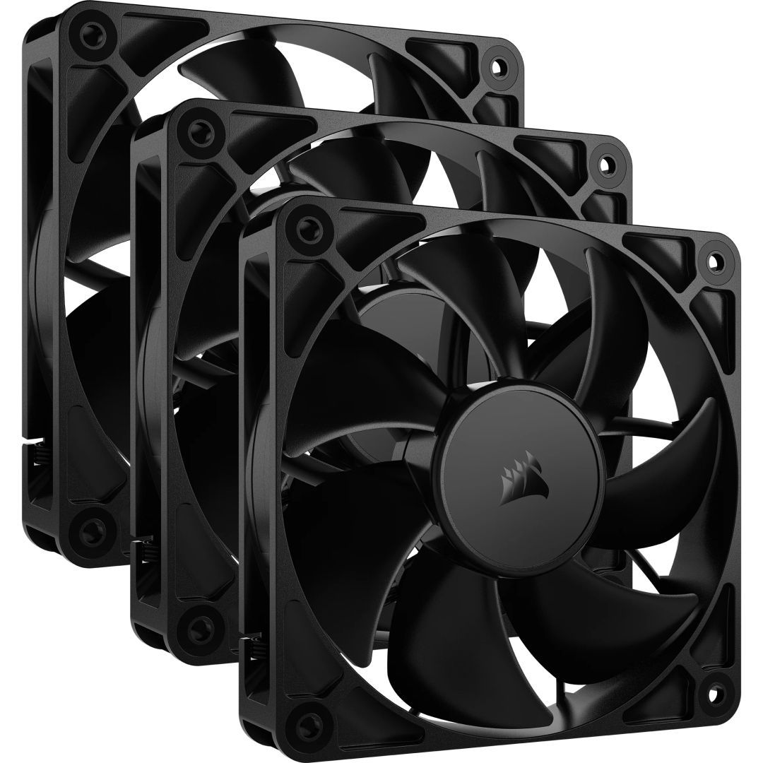 Corsair RS120 120mm PWM Fan (3-pack) Black