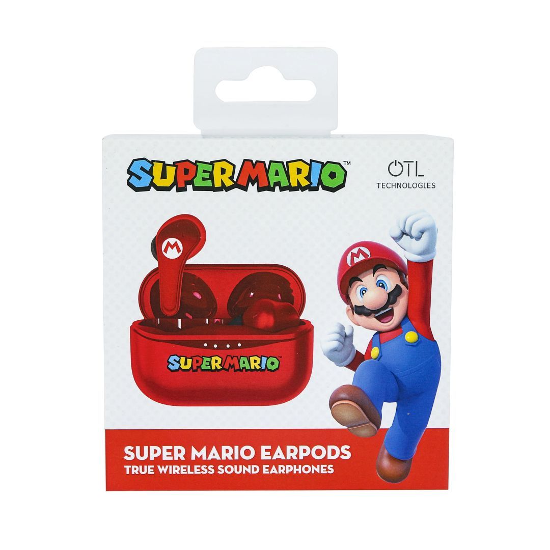 OTL Technologies Super Mario TWS Bluetooth Headset Red