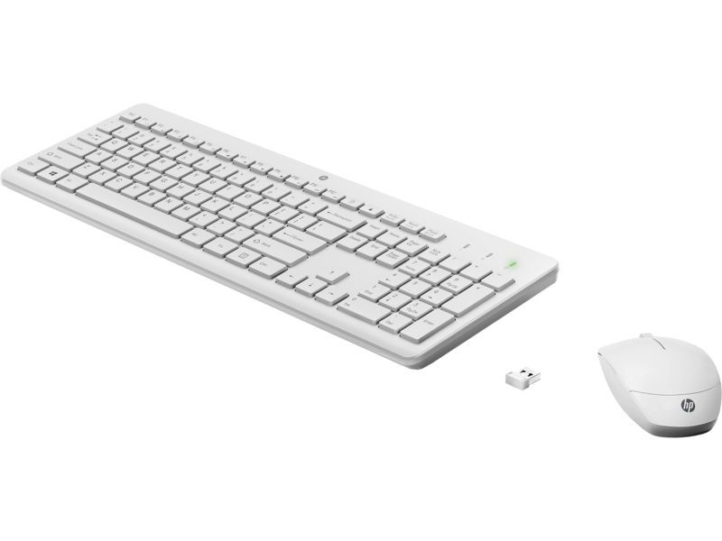 HP 230 Wireless Mouse and Keyboard Combo White HU