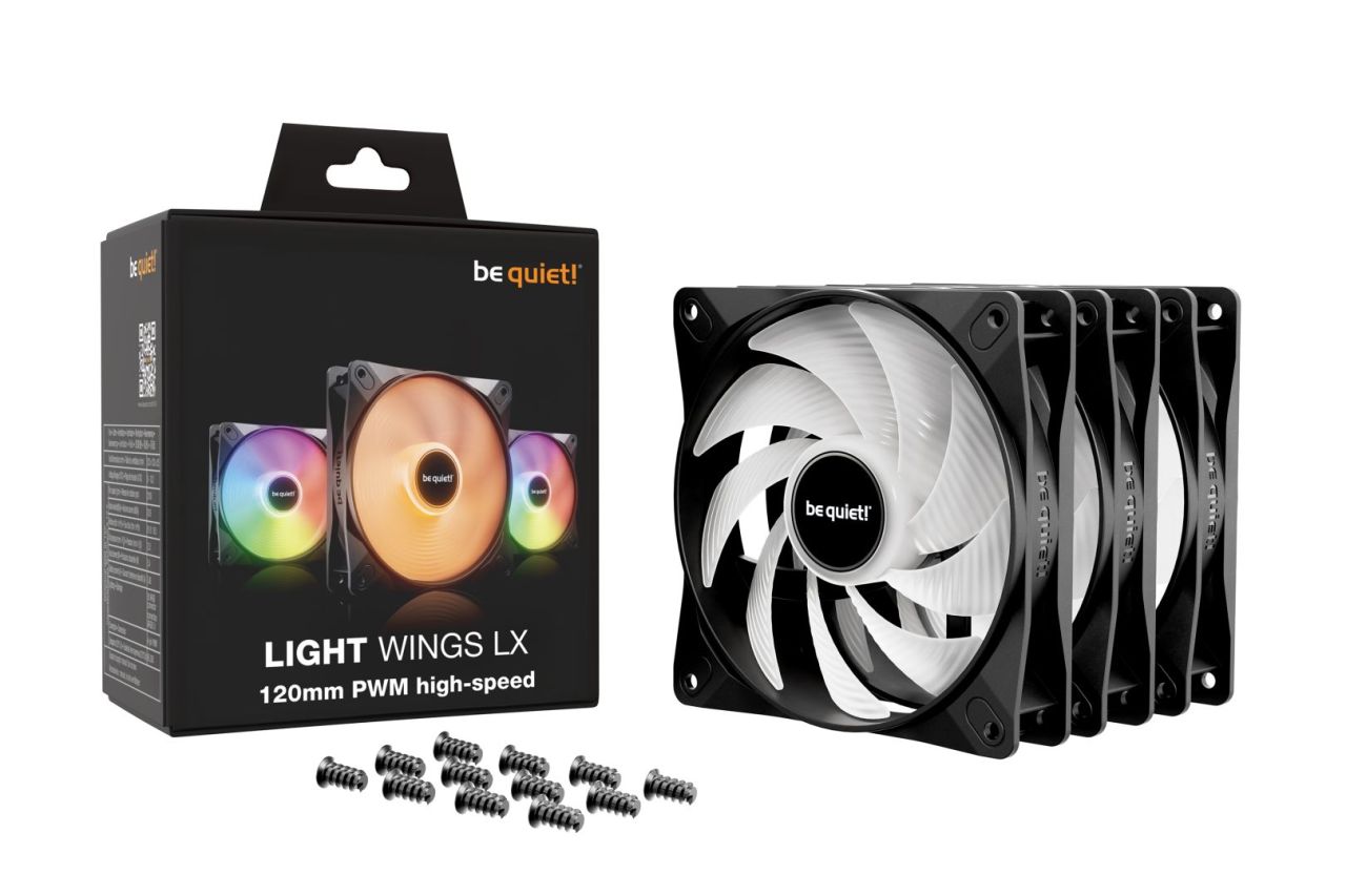 Be quiet! Light Wings LX 120mm PWM High-Speed Triple Pack