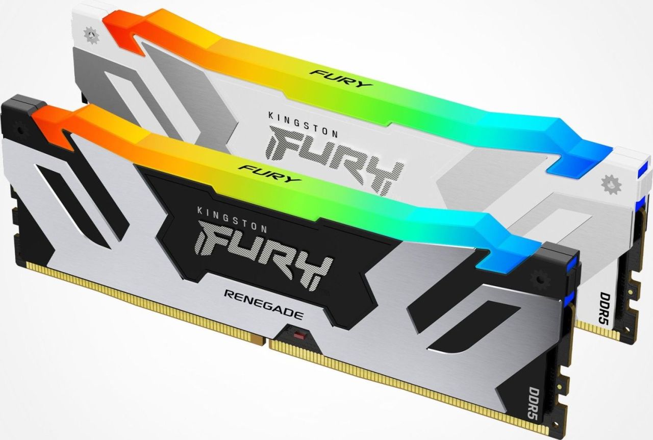 Kingston 64GB DDR5 6000MHz Kit(2x32GB) Fury Renegade RGB White