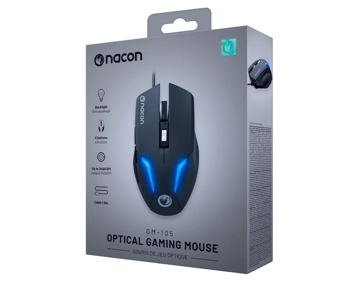 Nacon GM-105 Gaming Mouse Black