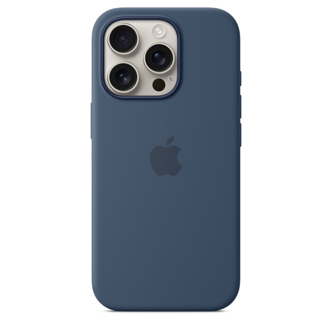 Apple iPhone 16 Pro Silicone Case with MagSafe Denim