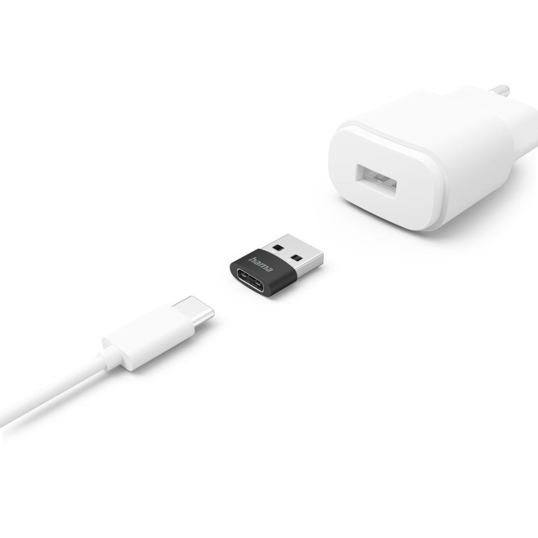 Hama USB-A dugó - USB-C aljzat 3db