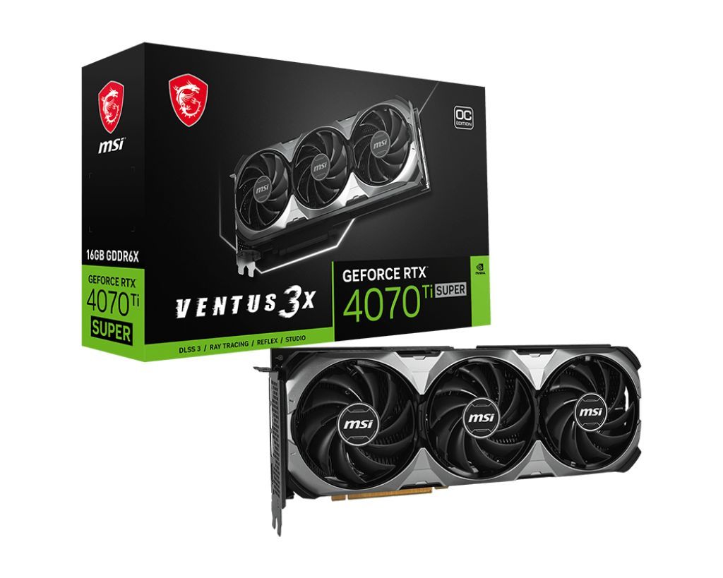 Msi RTX4070 TI SUPER 16G VENTUS 3X OC