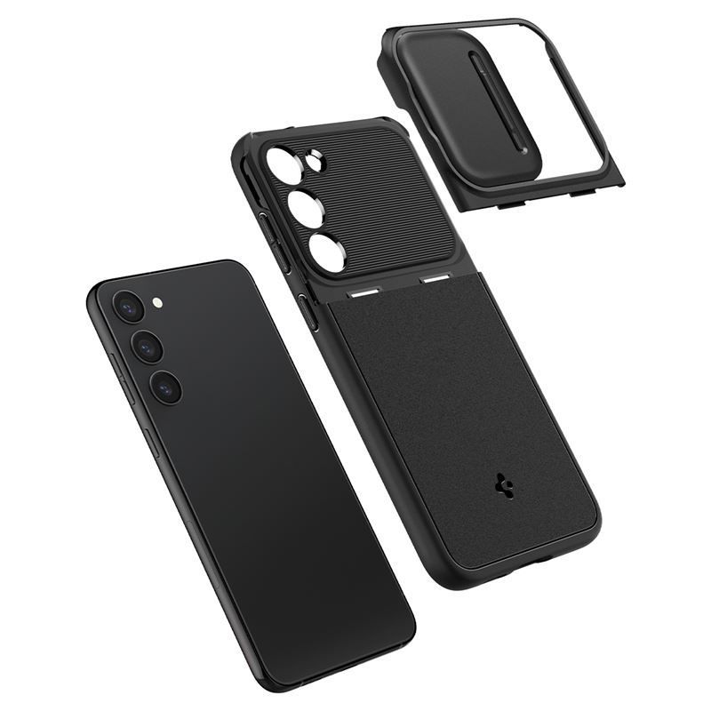 Spigen Optik Armor, black - Samsung Galaxy S23+