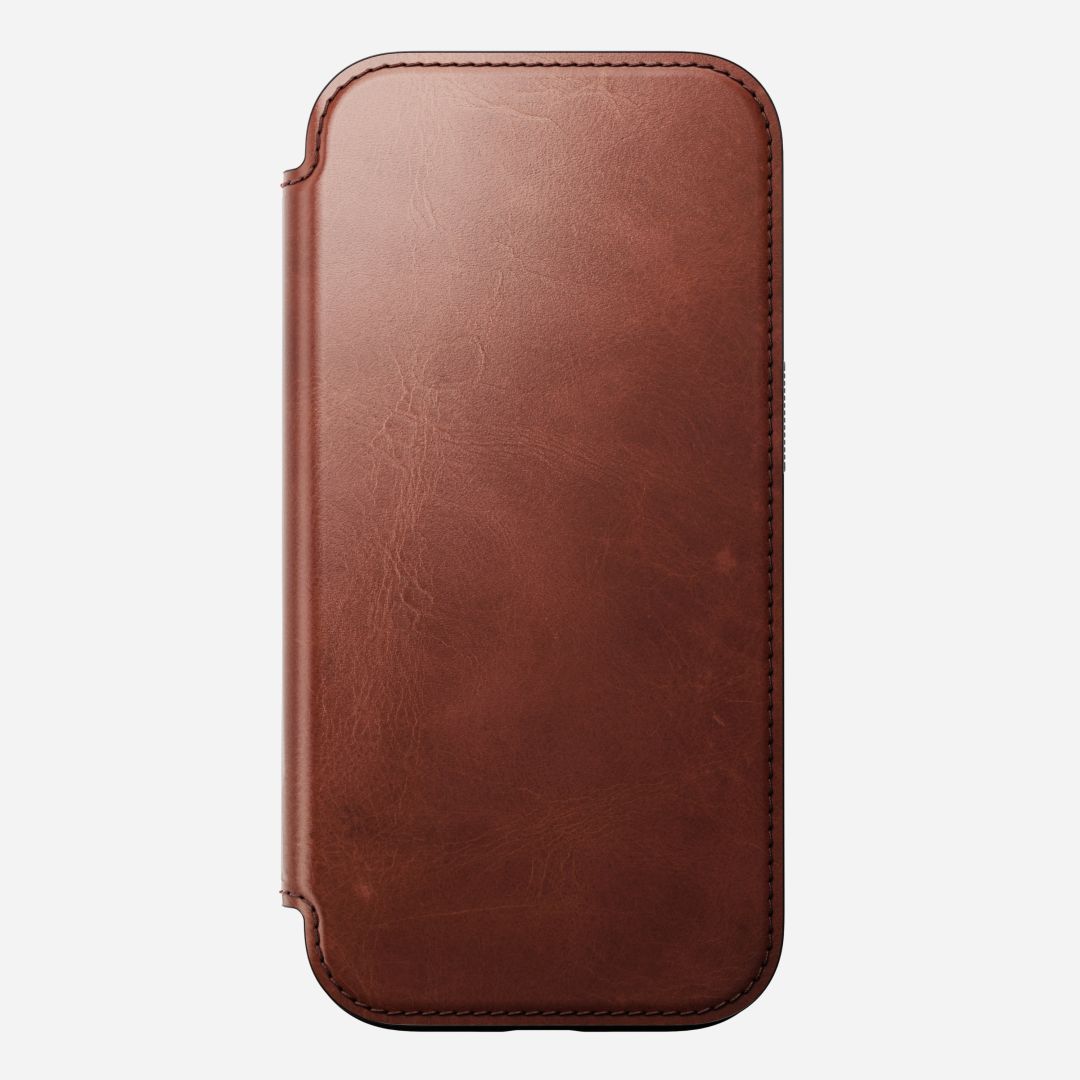 Nomad Leather Folio iPhone 16 Pro Olde Dublin