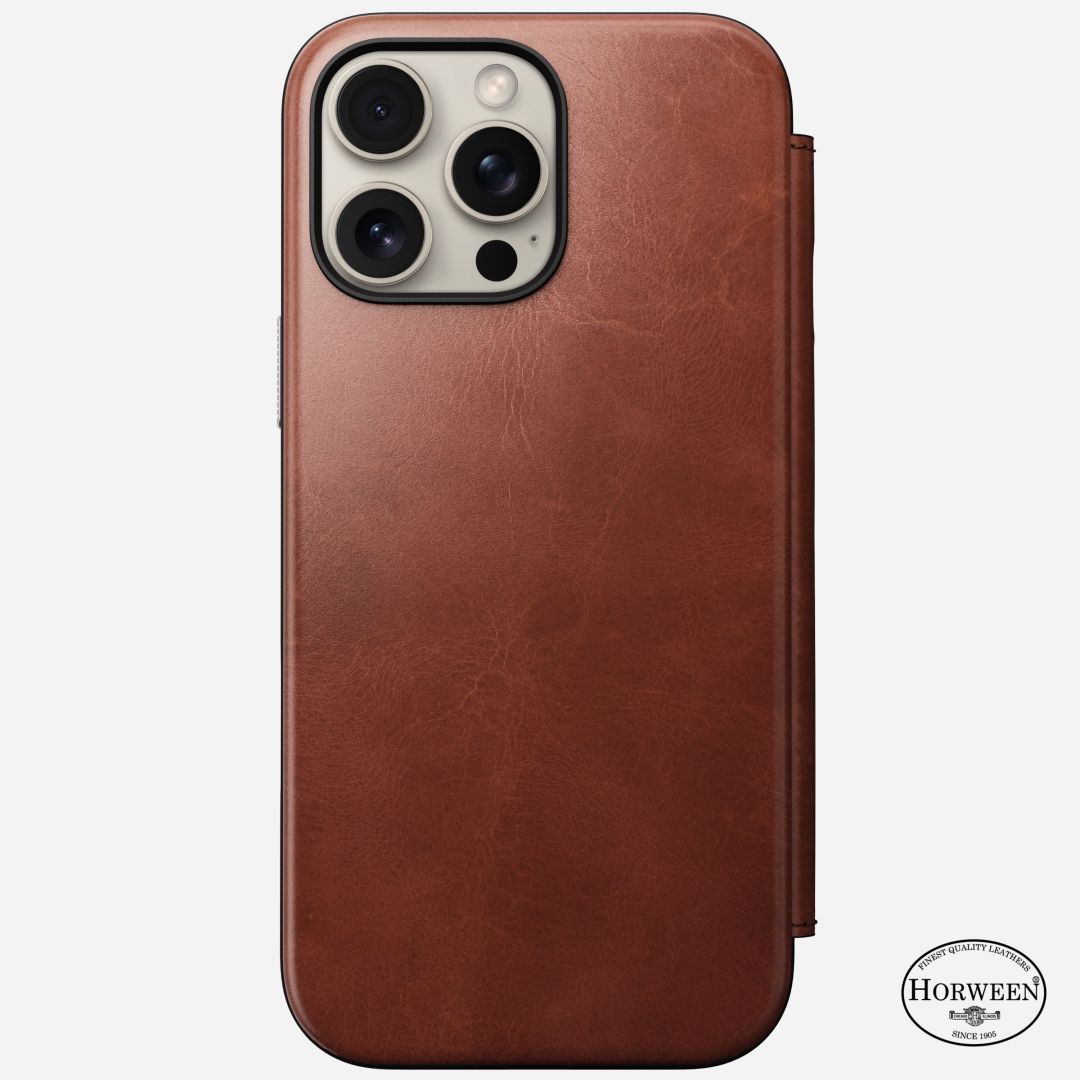 Nomad Leather Folio iPhone 16 Pro Max Olde Dublin