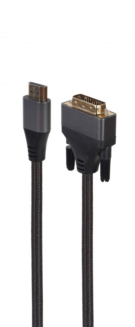 Gembird HDMI to DVI-D (Single Link) (18+1) Premium Series cable 1,8m Black