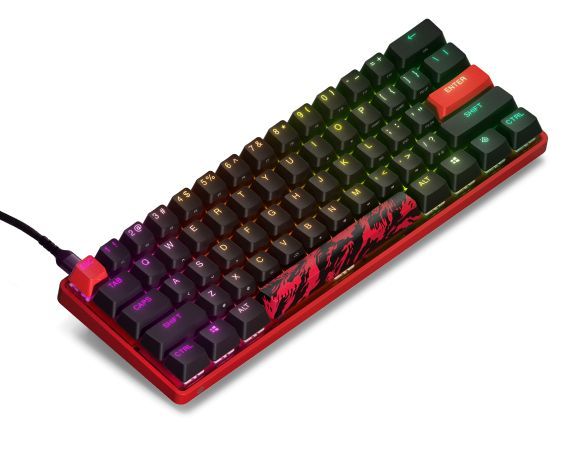 Steelseries Apex 9 Mini Faze Clan Edition Gaming Keyboard Black/Red US