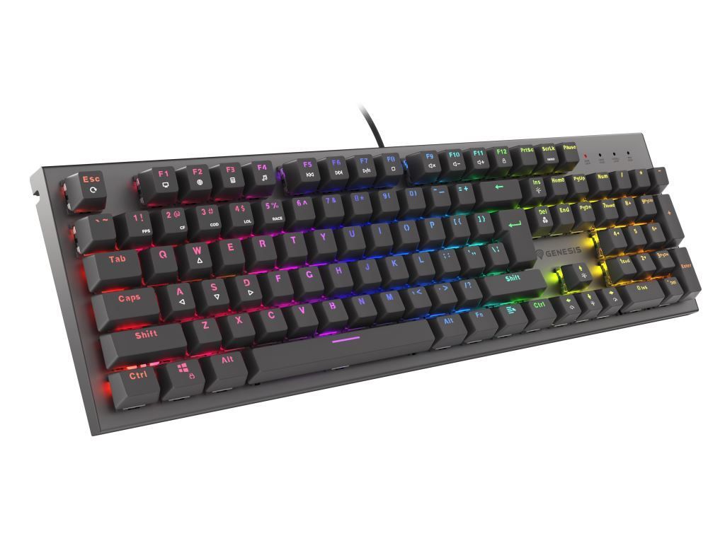 Genesis Thor 303 RGB Mechanical Outemu Red Switch Keyboard Black HU