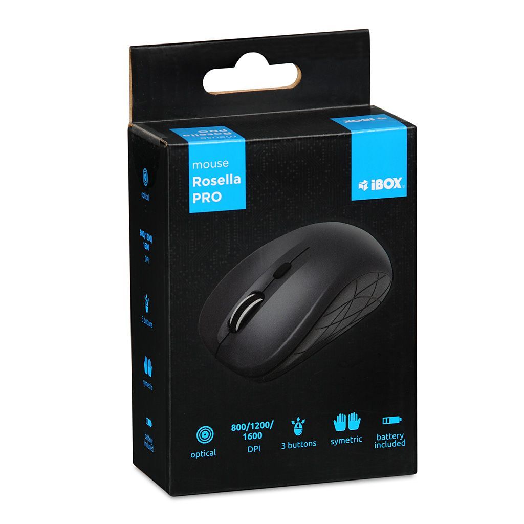 iBox i009W Rosella Wireless Mouse Black