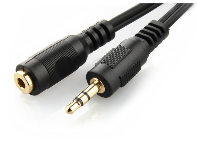 Gembird CCA-421S-5M audio cable JACK 3.5mm M/JACK 3.5mm F 5m Black