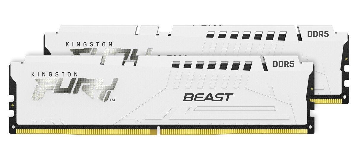 Kingston 32GB DDR5 6400MHz Kit(2x16GB) Fury Beast Expo White