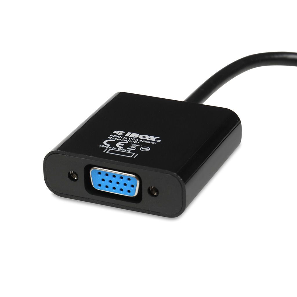 iBox IAHV01 HDMI-VGA Adapter Black