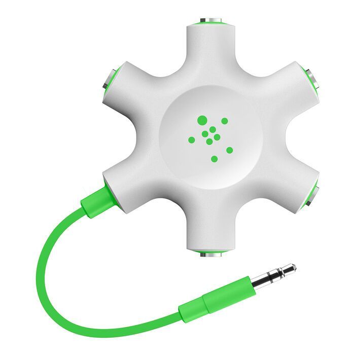 Belkin RockStar 5-Jack 3.5 mm Audio Headphone Splitter