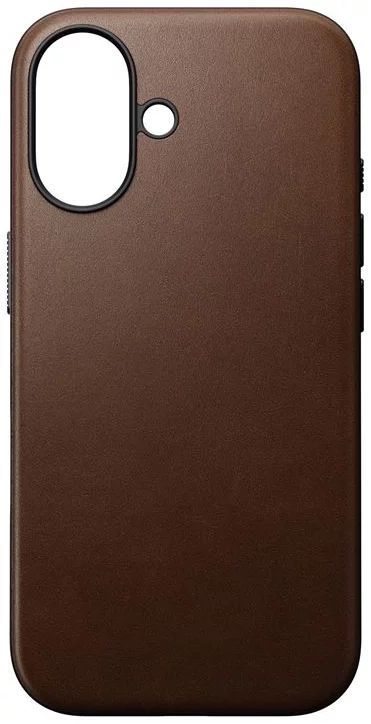 Nomad Modern Leather case iPhone 16 Brown