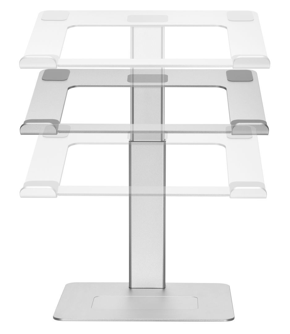 Gembird NBS-D1-02 Height adjustable notebook riser Stand Silver