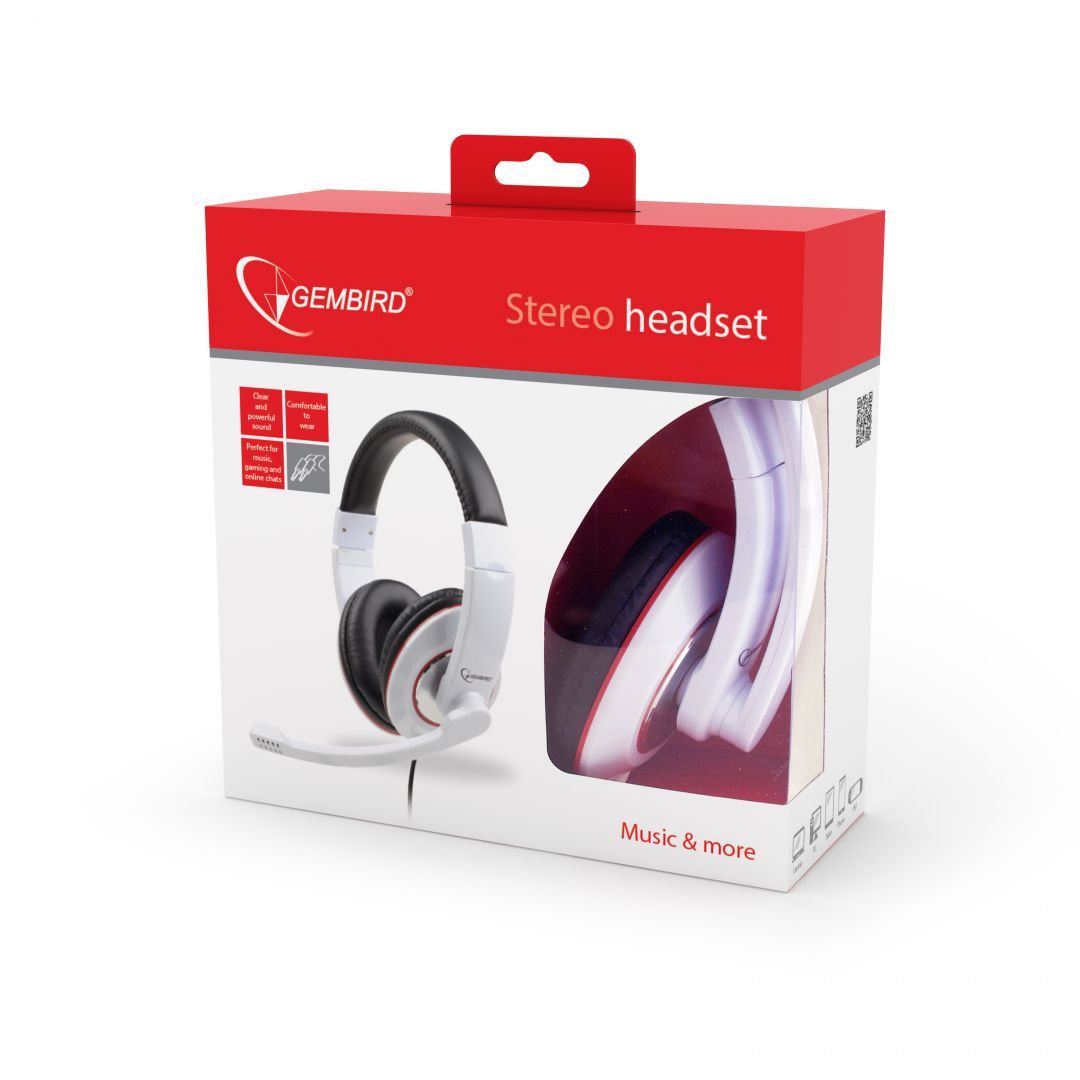 Gembird MHS-001-GW Headset White