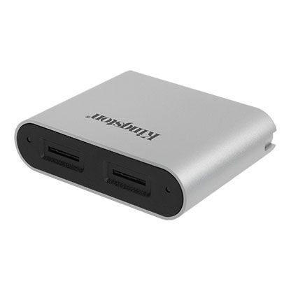 Kingston Workflow Card Reader Silver