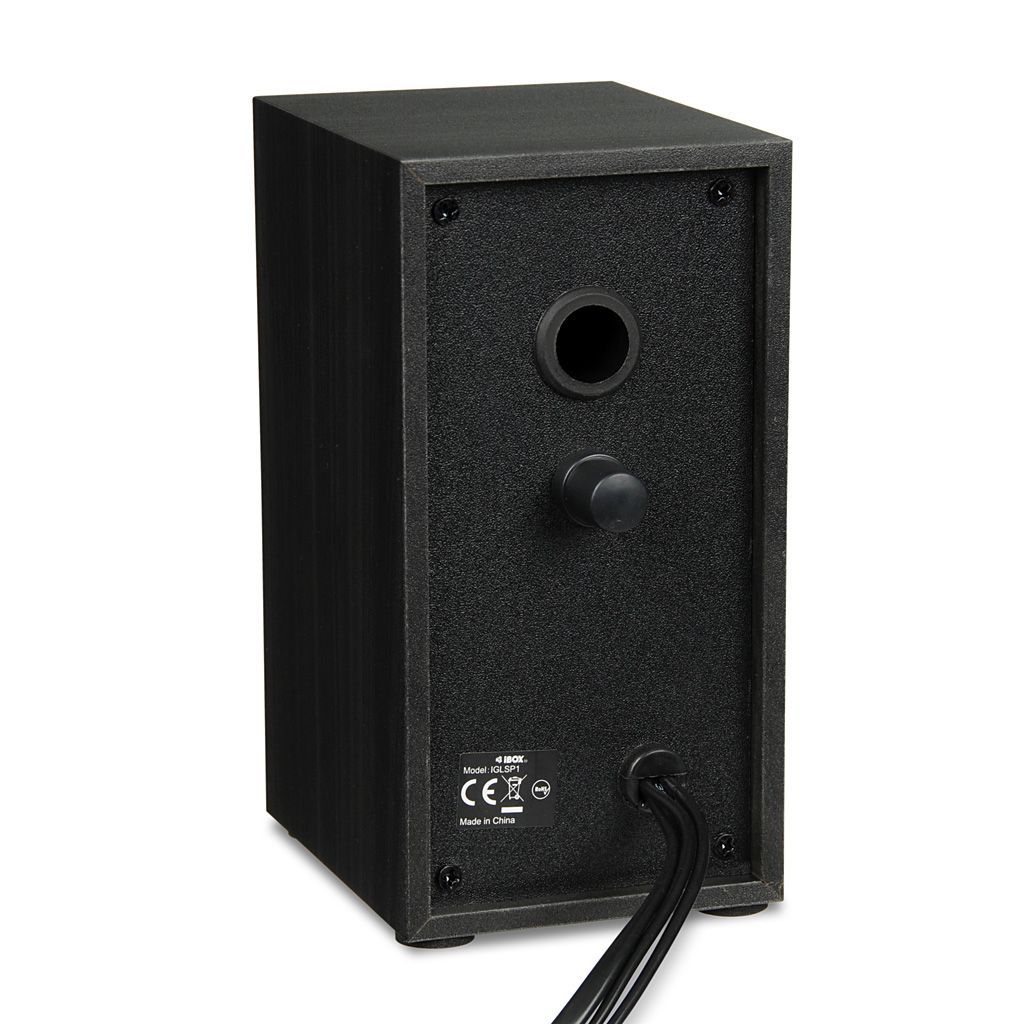 iBox IGLSP1B Speaker Black Wood