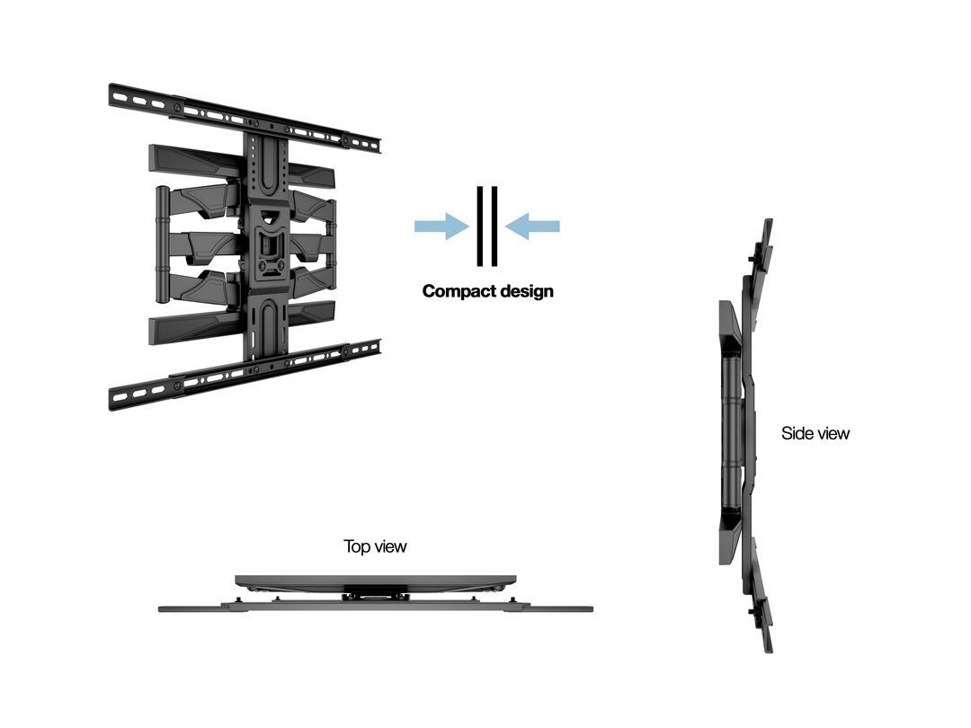 Multibrackets M VESA Flexarm L Full Motion Dual 40" - 75" Black