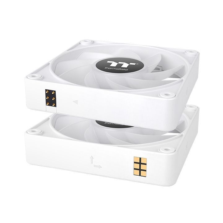 Thermaltake CT140 EX Reverse ARGB Sync PC Cooling Fan White (3-Fan Pack)