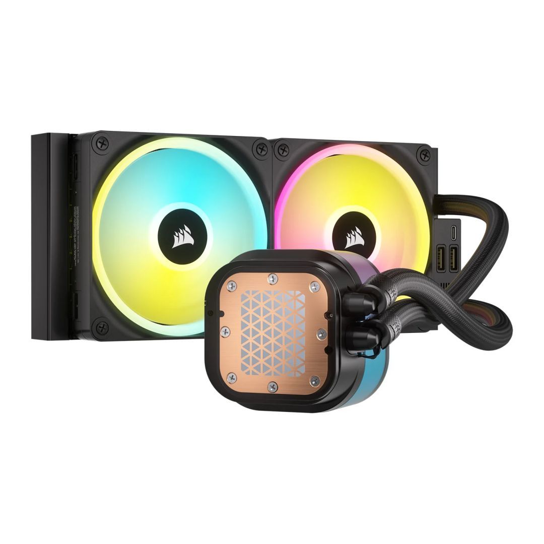 Corsair iCUE LINK H100i LCD Liquid CPU Cooler