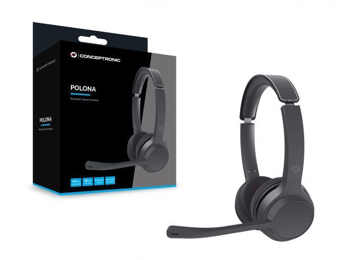 Conceptronic POLONA04B Bluetooth Headset Black