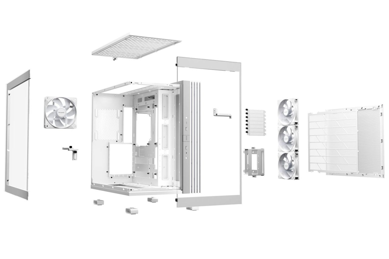 Be quiet! Light Base 600 LX Tempered Glass White