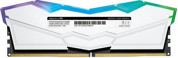 TeamGroup 32GB DDR5 6200MHz Kit(2x16GB) Delta RGB White