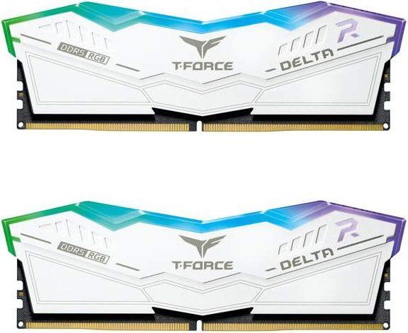 TeamGroup 32GB DDR5 6200MHz Kit(2x16GB) Delta RGB White